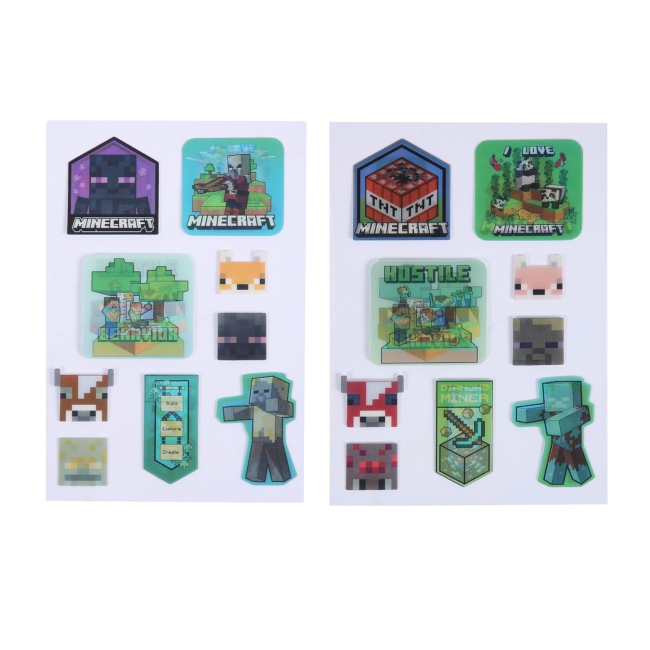 Набори для творчості - Набір наліпок 2D Yes Minecraft Characters (708531)#4