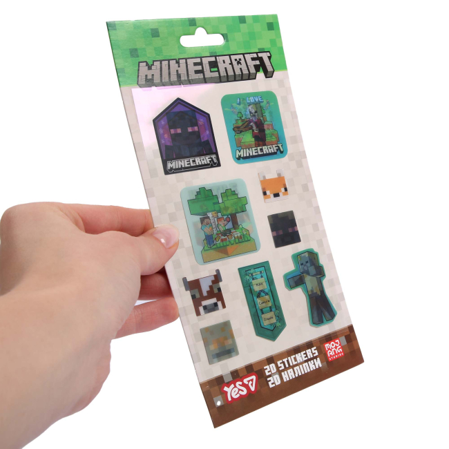 Набори для творчості - Набір наліпок 2D Yes Minecraft Characters (708531)#5