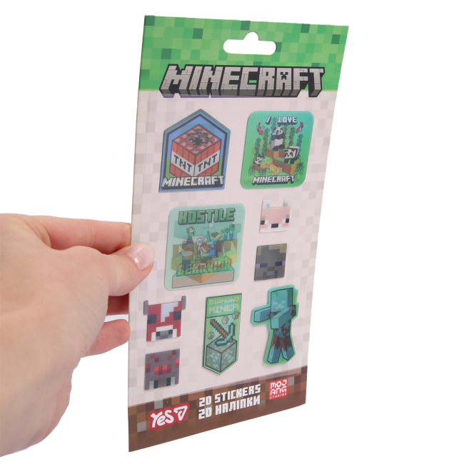 Набори для творчості - Набір наліпок 2D Yes Minecraft Characters (708531)#6