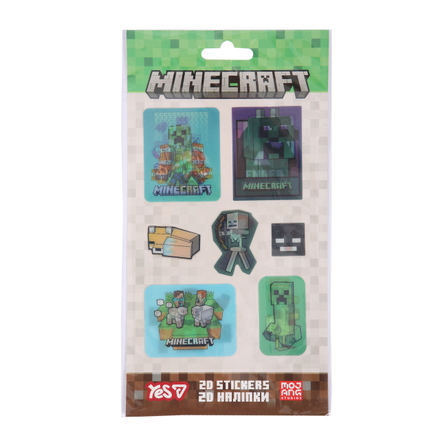 Набори для творчості - Набір наліпок 2D Yes Minecraft Heroes (708530)#2