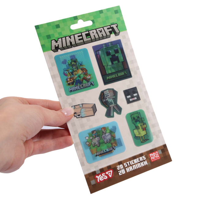 Набори для творчості - Набір наліпок 2D Yes Minecraft Heroes (708530)#5