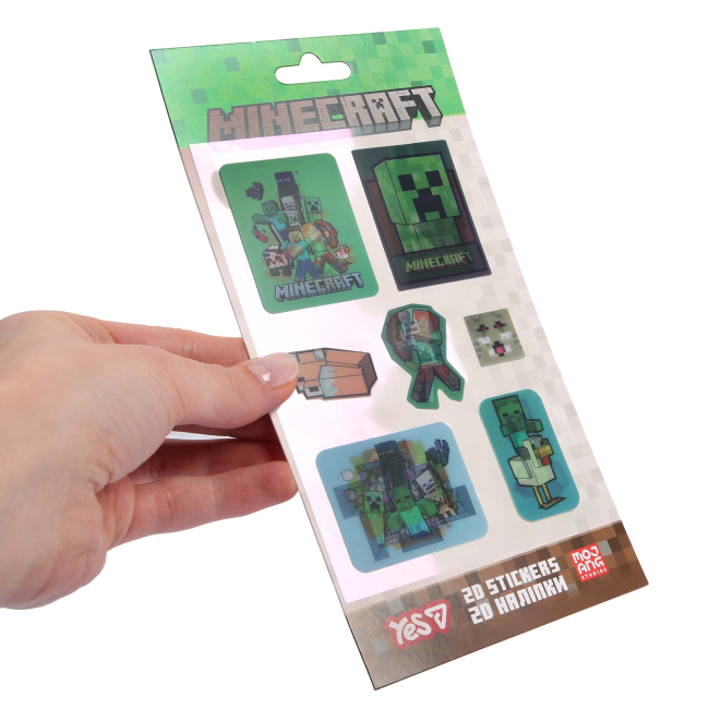 Набори для творчості - Набір наліпок 2D Yes Minecraft Heroes (708530)#6