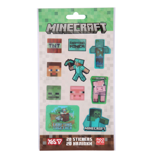 Набори для творчості - Набір наліпок 2D Yes Minecraft (708529)#2