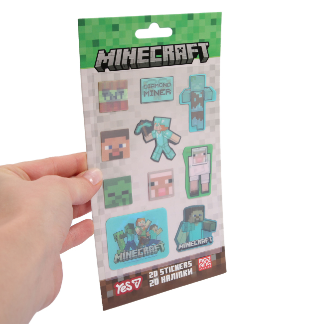 Набори для творчості - Набір наліпок 2D Yes Minecraft (708529)#5