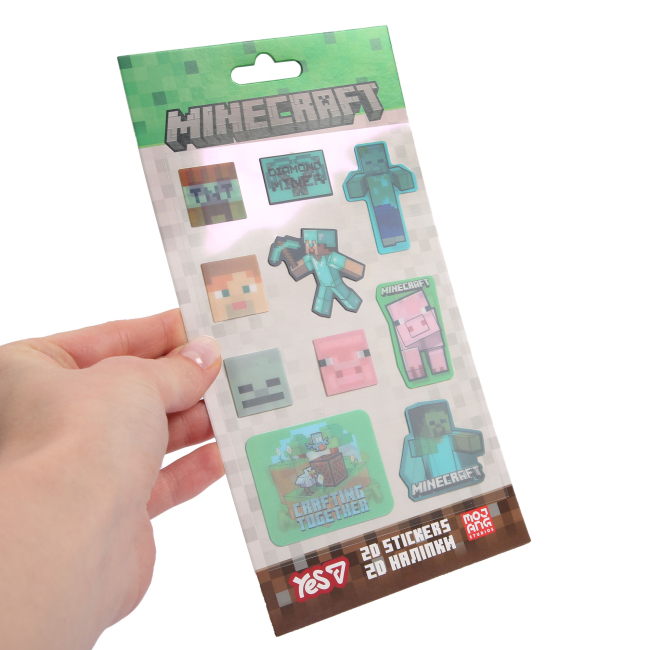 Набори для творчості - Набір наліпок 2D Yes Minecraft (708529)#6