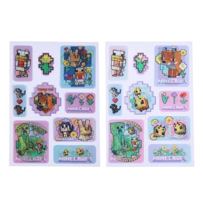 Наборы для творчества - Набор наклеек 2D Yes Minecraft Spring Animals (708534)#4