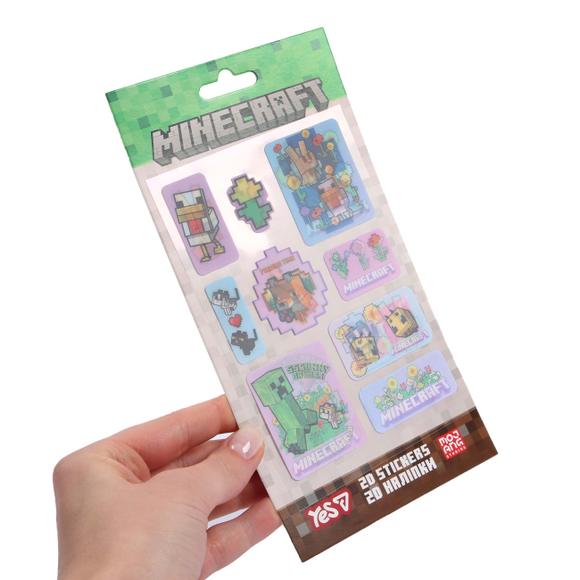 Наборы для творчества - Набор наклеек 2D Yes Minecraft Spring Animals (708534)#5
