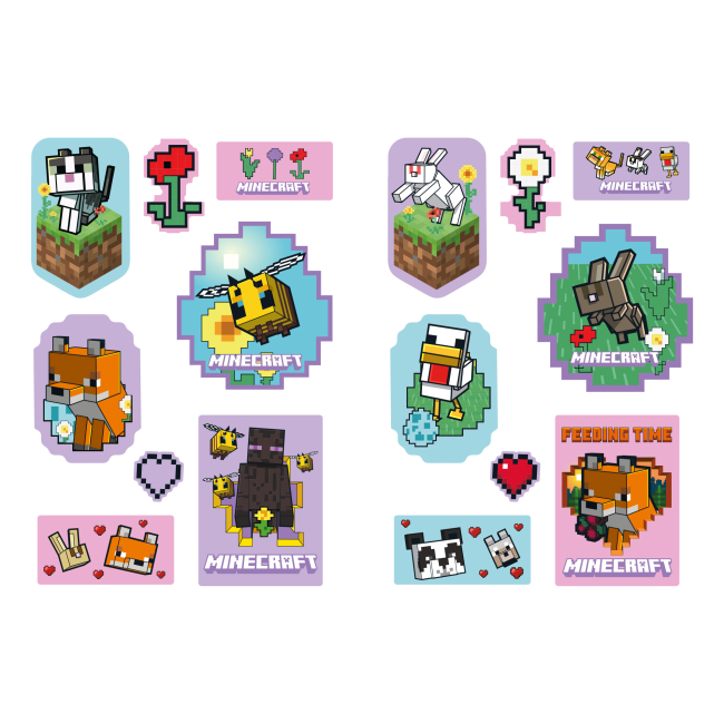 Набори для творчості - Набір наліпок 2D Yes Minecraft Spring Cute (708533)#3