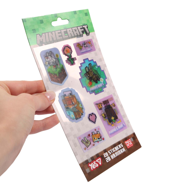 Набори для творчості - Набір наліпок 2D Yes Minecraft Spring Cute (708533)#5