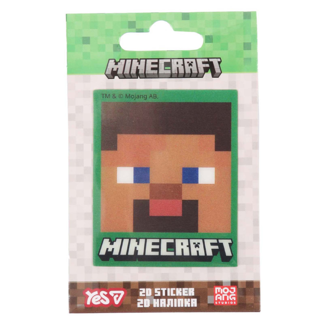 Наборы для творчества - Наклейка 2D Yes Minecraft Alex (708509)#2