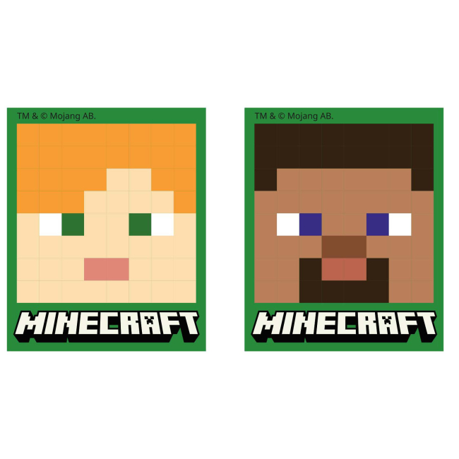 Наборы для творчества - Наклейка 2D Yes Minecraft Alex (708509)#3