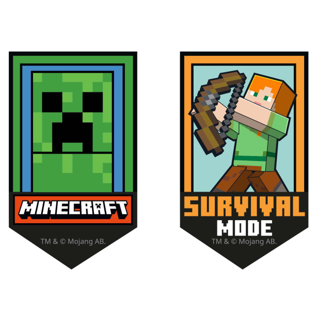 Наборы для творчества - Наклейка 2D Yes Minecraft Boom (708512)#3