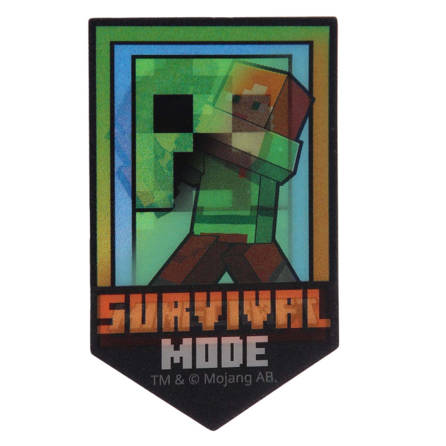 Наборы для творчества - Наклейка 2D Yes Minecraft Boom (708512)#4