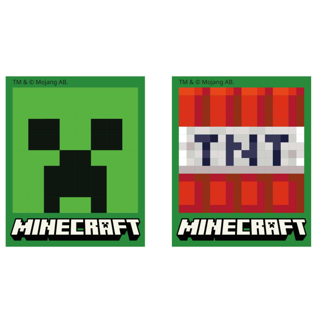 Наборы для творчества - Наклейка 2D Yes Minecraft Creeper (708510)#3