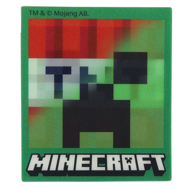Наборы для творчества - Наклейка 2D Yes Minecraft Creeper (708510)#4