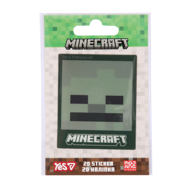 Наборы для творчества - Наклейка 2D Yes Minecraft Skeleton (708511)#2