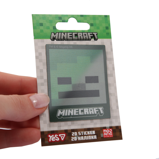 Наборы для творчества - Наклейка 2D Yes Minecraft Skeleton (708511)#4