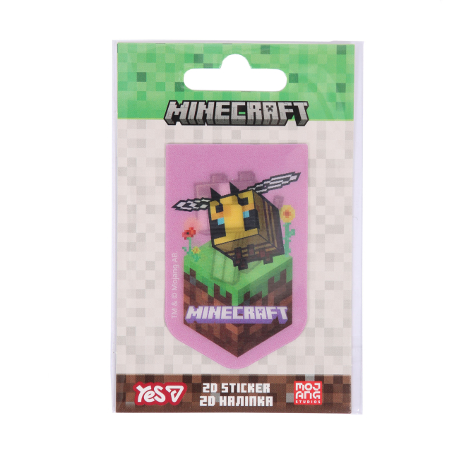 Наборы для творчества - Наклейка 2D Yes Minecraft Spring Bee (708513)#2
