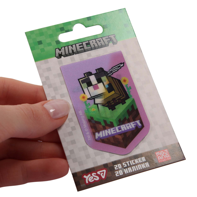 Наборы для творчества - Наклейка 2D Yes Minecraft Spring Bee (708513)#5