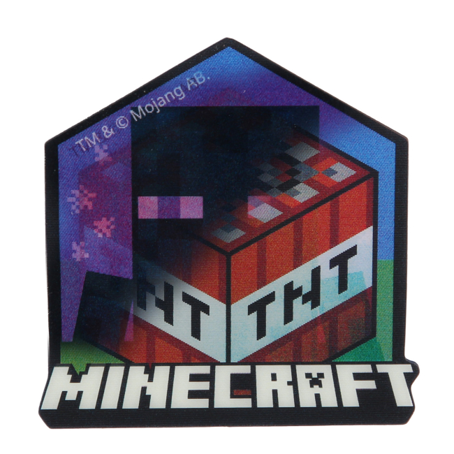 Наборы для творчества - Наклейка 2D Yes Minecraft TNT (708508)#4