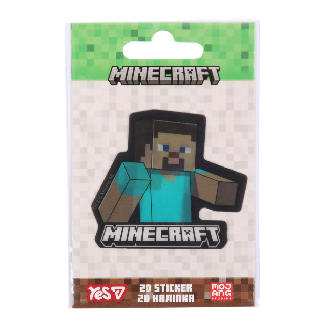 Наборы для творчества - Наклейка 2D Yes Minecraft Zombie (708597)#2