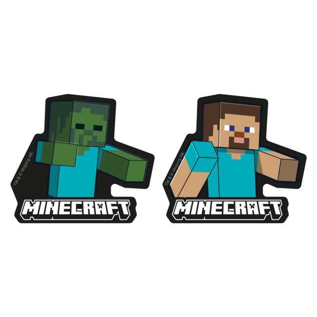 Наборы для творчества - Наклейка 2D Yes Minecraft Zombie (708597)#3