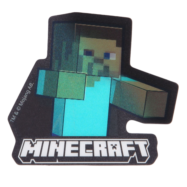 Наборы для творчества - Наклейка 2D Yes Minecraft Zombie (708597)#4