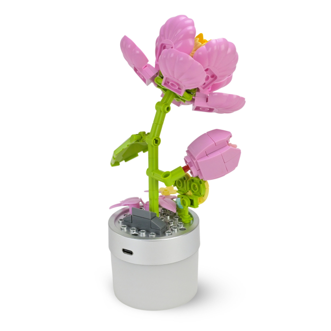 Конструктори з унікальними деталями - ​Конструктор Dong Long Квіти 139 деталей (6631-N6)#3