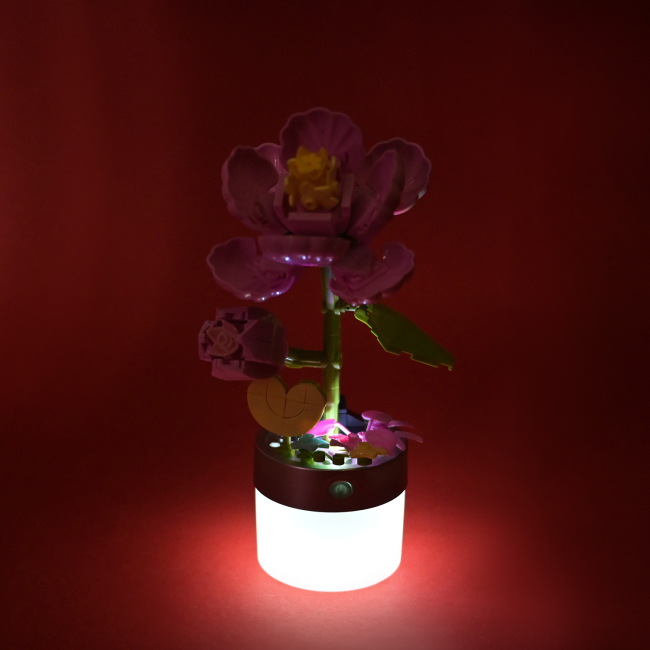 Конструктори з унікальними деталями - ​Конструктор Dong Long Квіти 139 деталей (6631-N6)#4