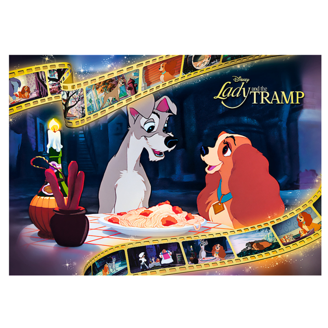 Пазлы - Пазл Trefl Premium Plus Леди и Бродяга 1000 элементов (10830)#2