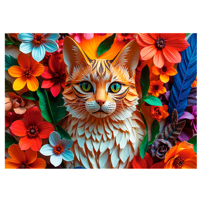 Пазлы - Пазл Trefl Jubileusz Кот 1000 элементов (40040)#2