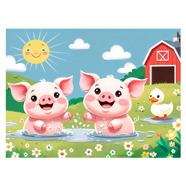 Пазлы - Пазл Trefl Счастливая деревня 30 элементов (18334)#2