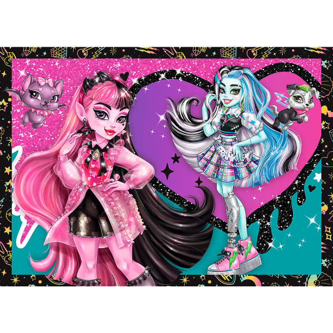 Пазлы - Пазлы Trefl Monster High Напряженный день 4 в 1 (34655)#2