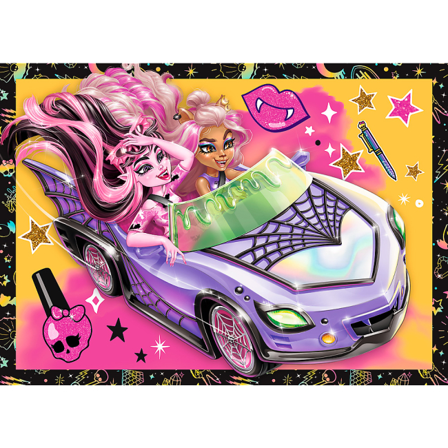 Пазлы - Пазлы Trefl Monster High Напряженный день 4 в 1 (34655)#3