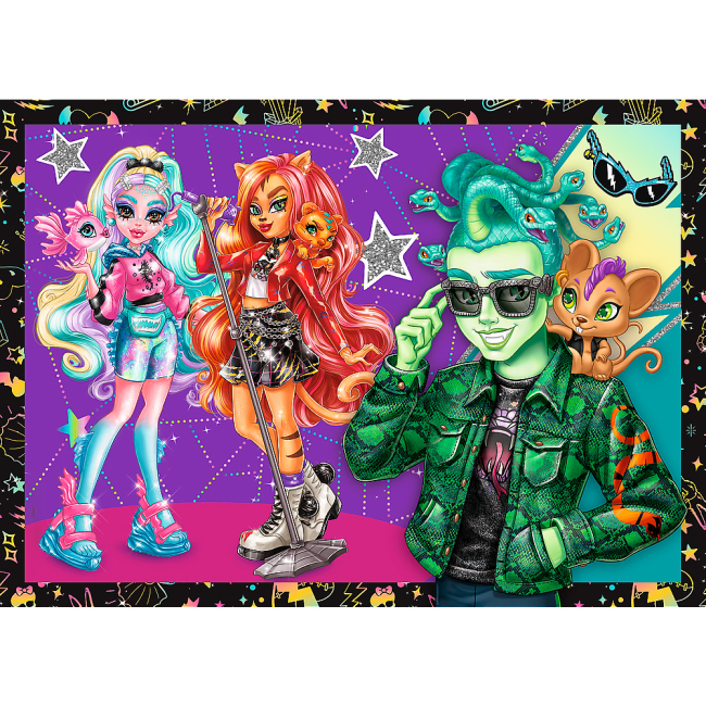 Пазлы - Пазлы Trefl Monster High Напряженный день 4 в 1 (34655)#4
