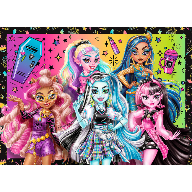 Пазлы - Пазлы Trefl Monster High Напряженный день 4 в 1 (34655)#5