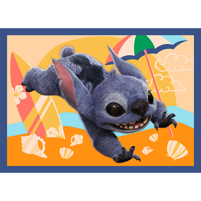 Пазлы - Пазлы Trefl Disney Stitch The Movie Отпуск на Гавайях 4 в 1 (34666)#5