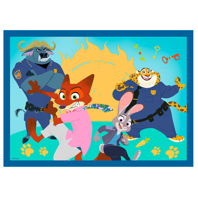 Пазлы - Пазлы Trefl Приключенческий Зоотрополис 4 в 1 (34677)#2