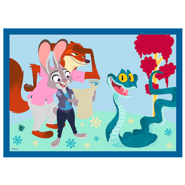 Пазлы - Пазлы Trefl Приключенческий Зоотрополис 4 в 1 (34677)#3