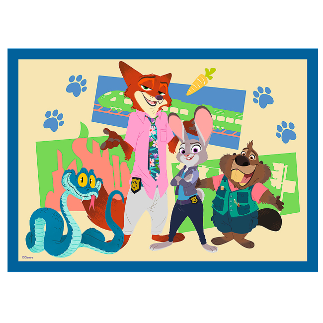 Пазлы - Пазлы Trefl Приключенческий Зоотрополис 4 в 1 (34677)#4