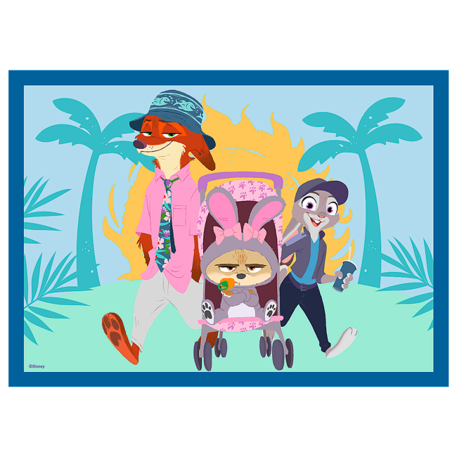 Пазлы - Пазлы Trefl Приключенческий Зоотрополис 4 в 1 (34677)#5