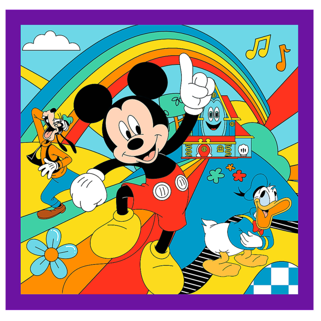 Пазлы - Пазлы Trefl Disney Микки и его веселая команда 3 в 1 (34894)#2