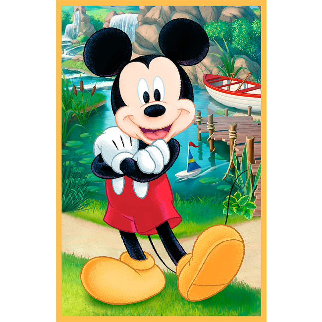 Пазлы - Пазлы Trefl Mickey and friends Мышь на празднике 3 в 1 (34881)#3