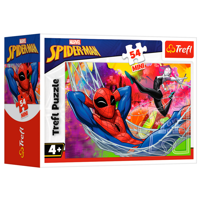 Пазлы - Пазл Trefl Mini Spiderman Скорость и смелость 54 элемента в ассортименте (54216)#3