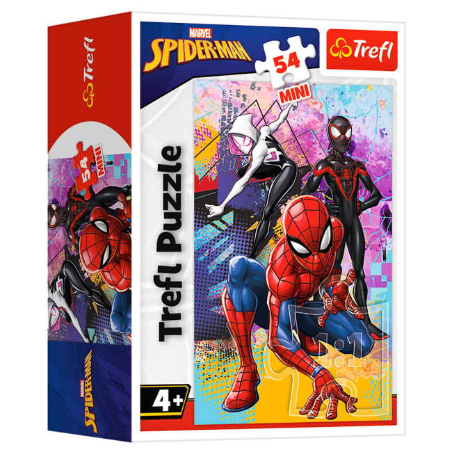 Пазлы - Пазл Trefl Mini Spiderman Скорость и смелость 54 элемента в ассортименте (54216)#5