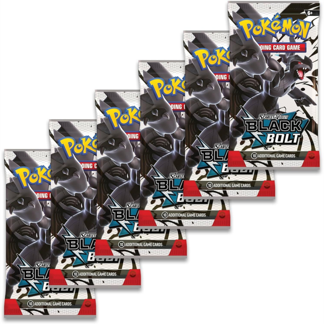 Настільні ігри - ​​Настільна гра Pokemon Black Bolt Booster Bundle SV10.5 (196214118393)#2