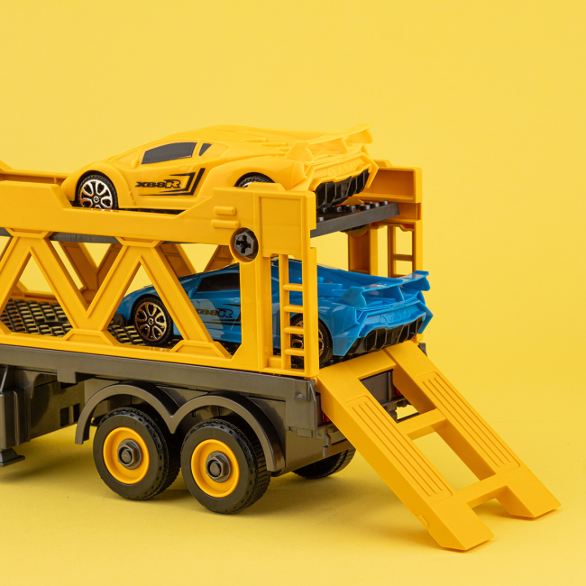 Конструкторы с уникальными деталями - ​Автоконструктор Otamanko Трак с легковыми авто (5320291)#7