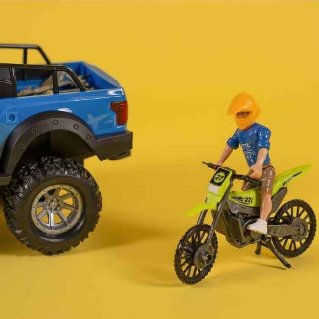 Автомоделі - Ігровий набір Otamanko Автотуризм Позашляховик з мотоциклом (5320291)#6