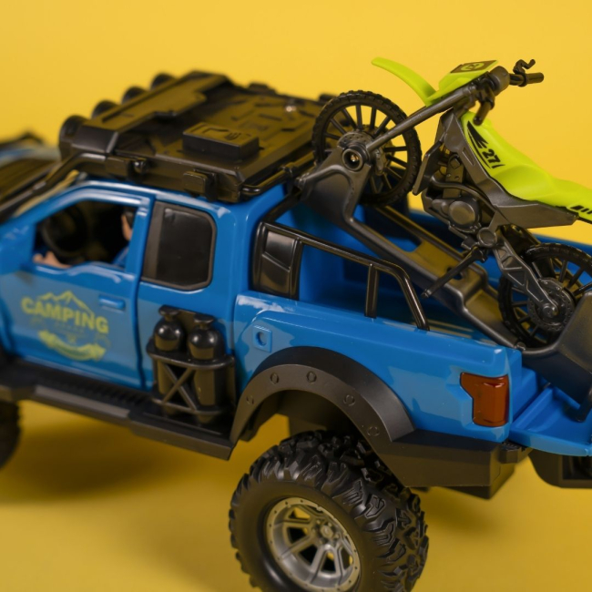 Автомоделі - Ігровий набір Otamanko Автотуризм Позашляховик з мотоциклом (5320291)#7
