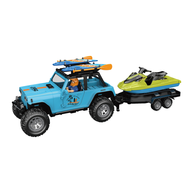 Автомоделі - ​Ігровий набір Otamanko Автотуризм Позашляховик з 2 дошками для серфінгу та гідроцикл (5320296)#2